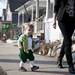 A youngster walks near the Shamrocks and Shenanigans on Sunday, March 10. Daniel Brenner I AnnArbor.com